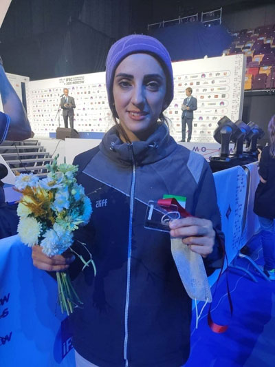 درخشش دختر سنگ‌نورد ایران در مسابقات جهانی