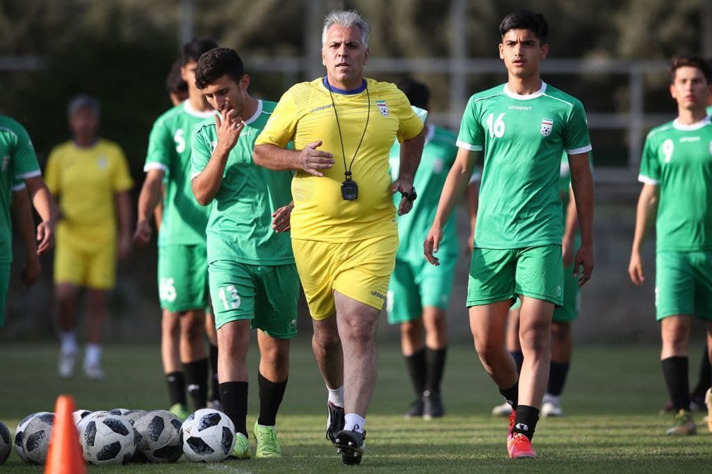 گزارش تصویری از تمرینات  تیم ملی فوتبال نوجوانان ایران