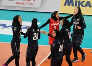 شکست زنان والیبال ایران مقابل ژاپن