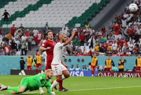 دانمارک به صخره تونس خورد؛ اولین تساوی جام