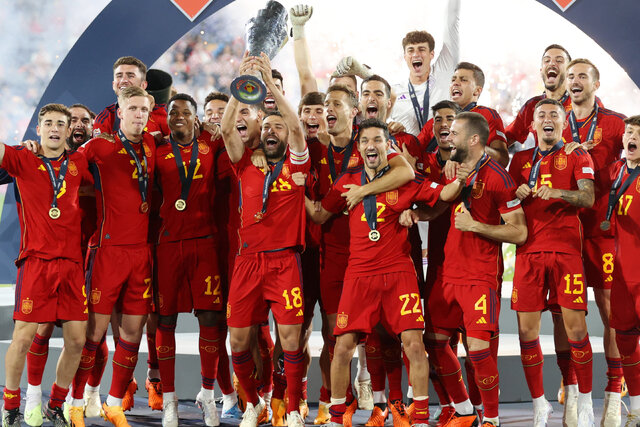 اسپانیا قهرمان لیگ ملت‌های فوتبال اروپا شد