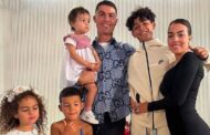 جشن تولد ساده رونالدو به همراه جورجینا و فرزندانش