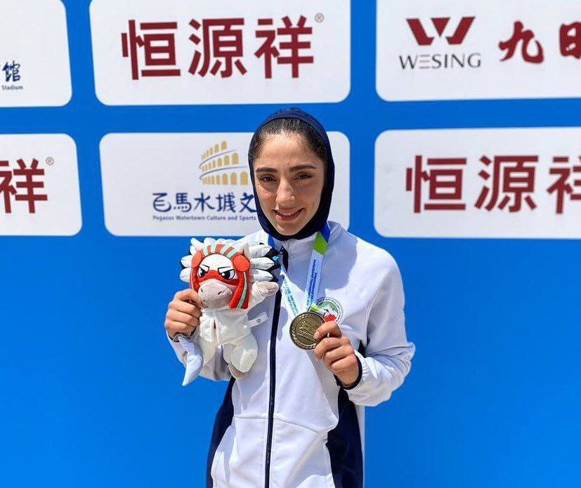 «زهرا جلیلی» نخستین مدال‌آور کاروان ووشو ایران در انتخابی جام جهانی