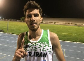رکوردشکنی دوباره دونده ایران/زمانپور رکورد ۱۵ ساله مرادی را زد