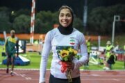 رقابت مریم طوسی در دوی ۱۰۰ متر/ دختر باد قهرمان ایران شد