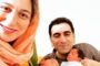 عکس جدید فلامک جنیدی در کنار همسر و دوقلوهایش