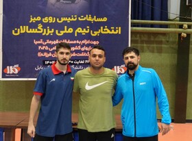 نیما عالمیان نفر اول انتخابی پینگ‌پنگ/ ترکیب تیم‌ملی تکمیل شد