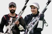 چهارمی تیم میکس تفنگ ۱۰ متر ایران در آسیا