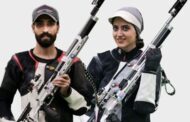 چهارمی تیم میکس تفنگ ۱۰ متر ایران در آسیا
