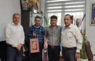 تجلیل مهندس حسین پور از همکاران و  کارمندان  بمناسبت هفته دولت وروزکارمند