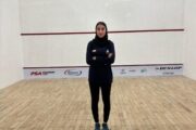 پیروزی دختر اسکواش‌باز ایران در مسابقات ۳ هزار دلاری