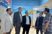 بازدید از مجموعه ورزشی بعثت در حاشیه میزبانی مسابقات شنای سومین المپیاد استعداذهای برتر