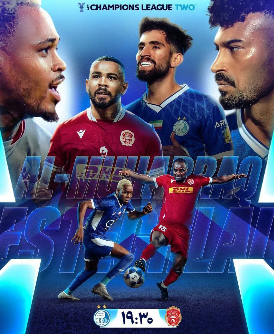 پوستر AFC برای بازی امشب استقلال