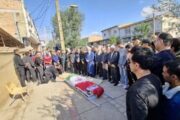  مراسم خاکسپاری صابر کاظمی برگزار شد