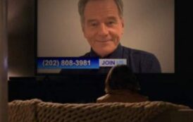 والتر وایت و دیگران در تبلیغ یک سریال جدید