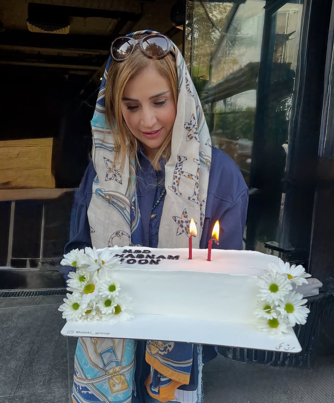 جشن تولد خانم بازیگر سریال آنام در دبی